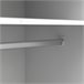 Armario DELTA puertas batientes y 3 cajones 147x200cm blanco Blanco
