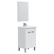 Mueble baño Levis 2 puertas espejo, sin lavabo, Blanco brillo Blanco