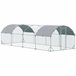 Gallinero Acero Galvanizado, Tela Oxford Gris