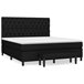 Cama box spring 160x200 Negro