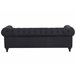 Beliani Sofá de 3 plazas Poliéster CHESTERFIELD Beliani Sofá de 3 plazas Poliéster CHESTERFIELD Grafito