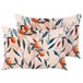 Beliani Cojín decorativo PIALPETTA 40x60 Naranja