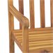 6 Sillas de jardín de madera maciza de acacia 6 Sillas de jardín de madera maciza de acacia Marron