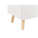 Beliani Aparador CLOUDY Blanco/ Madera