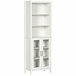 Armario de Baño Melamina de Madera kleankin, hogar - baño Blanco