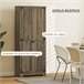 Alacena de Cocina Melamina de Madera, MDF HOMCOM, hogar - cocina Gris