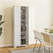 Alacena de Cocina Melamina de Madera, MDF HOMCOM, hogar - cocina Blanco