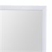 Espejo para puerta Lesina con 2 ganchos aluminio 37x2 Blanco