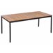 Beliani Conjunto de comedor VALLESE Madera Clara