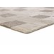 Alfombra con relieve y diseño geométrico VERONA - ATTICGO 160x230 Crema