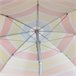 Aktive Sombrilla de playa inclinable rayas UV50 Multicolor