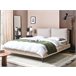 Beliani Cama con somier Pana MELLE 175x240 Beige
