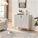 Aparador Starvili con 2 puertas MDF [en.casa] 76 Beige