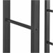 [en.casa] Soporte para leña Kasan Acero 40 Negro