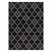 Alfombra de cuerda sisal FLOORLUX 20607 Espaldera marroquí 240x330 Negro