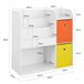 Organizador de Juguetes con 2 Cajas KMB37-W SoBuy Blanco