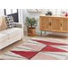 Beliani Alfombra de pelo corto PURNIA 140x200 Beige
