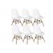 Silla de Comedor Nordica Blanco