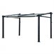Pérgola mural FRÉJUS - estructura de aluminio 290x406 Beige