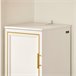 Armario Alto de Baño con 1 Puerta y 1 cesto BZR87-W SoBuy Blanco