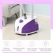 Plancha de Vapor ABS, PP HOMCOM Morado