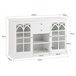 Aparador Cocina con 2 Puertas y 2 Cajones FSB79-W SoBuy Blanco