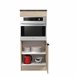 Módulo media columna FUMAY de 60cm para encastar horno Roble