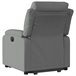 Sillón Elevable Reclinable Gris Oscuro