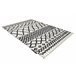 Alfombra BERBER SAFI N9040 Franjas Bereber Marroquí 180x270 Blanco/ Gris