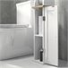 Armario de Baño MDF kleankin, hogar - baño 18 Blanco