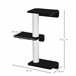 Árbol para Gatos MDF, Yute, Poliéster, PP PawHut Negro