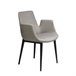 ANGEL CERDA Silla comedor tapizada tela Gris