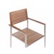 Beliani Conjunto de comedor VIAREGGIO Madera Clara