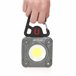 Aktive Foco LED portátil multiusos 3 posiciones c/cargador USB Gris