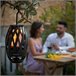 Altavoz Inalámbrico con LED Efecto Llama Negro