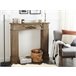 Beliani Repisa de la chimenea NARNIA Marron