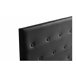 CABECERO TAPIZADO VENICE POLIPIEL  - Moonia 210 Negro