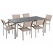 Beliani Conjunto de comedor GROSSETO Negro