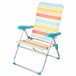 Aktive silla playa plegable aluminio 5 posiciones antivuelco Multicolor