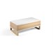 Mesa de Centro Rectangular - Modelo ROYAL Natural/ Blanco