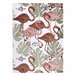 Alfombra FUN Flami para niños flamencos 160x220 Multicolor