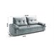 Sofá cama MIXX con almohadas de respaldos Gris