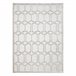 Alfombra SANTO sisal 58385 Ruta geométrica 120x170 Crema