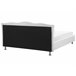 Beliani Cama con somier Piel sintética METZ 209x215 Blanco