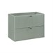 Mueble bajo lavabo 2 cajones Jade Verde