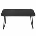 Set jardín con sofa 2 plazas 2 sillones y mesa de centro KELLY Gris Oscuro