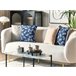 Beliani Cojín decorativo DANDELION Azul