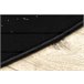 Alfombra EMERALD exclusivo 2000 circulo - glamour 160x160 Negro
