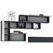 Compacto TV STONE blanco y gris 280cm Blanco
