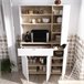 Aparador efecto madera 120 Blanco